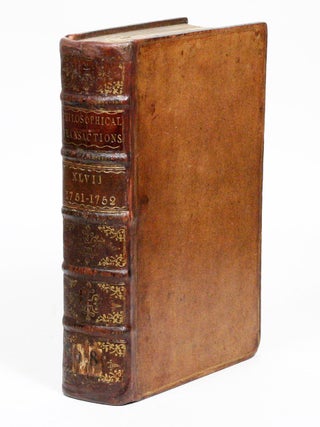 Item #2434 A Letter of Benjamin Franklin, Esq: to Mr. Peter Collinson, F.R.S. concerning an...