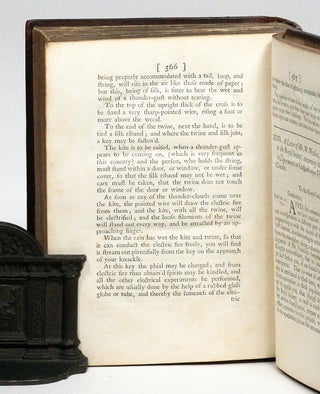 A Letter of Benjamin Franklin, Esq: to Mr. Peter Collinson, F.R.S. concerning an electrical Kite. WITH: A Letter from Mr. Franklin to Mr. Peter Collinson, F.R.S. concerning the Effects of Lightning