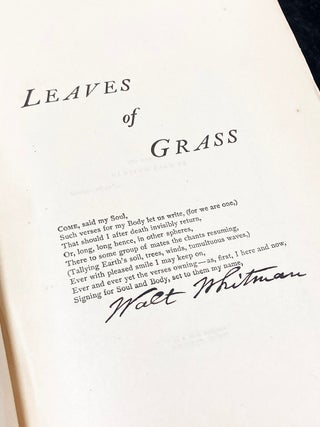 Complete Poems & Prose of Walt Whitman 1855... 1888 [Leaves of Grass]