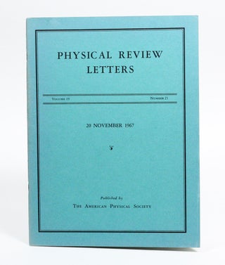 Item #2465 A Model of Leptons. STEVEN WEINBERG