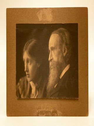 Photograph of Virginia Woolf with Her Father