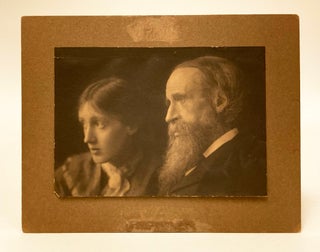 Photograph of Virginia Woolf with Her Father