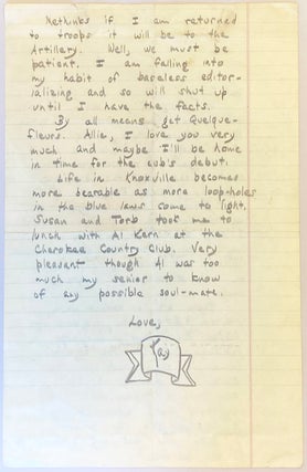 Signed Family Letters