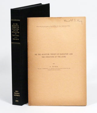 Item #2485 On the Quantum Theory of Radiation and the Structure of the Atom. NIELS BOHR