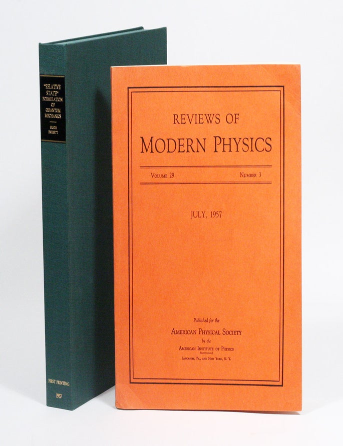 Item #2486 "Relative State" Formulation of Quantum Mechanics. HUGH EVERETT.