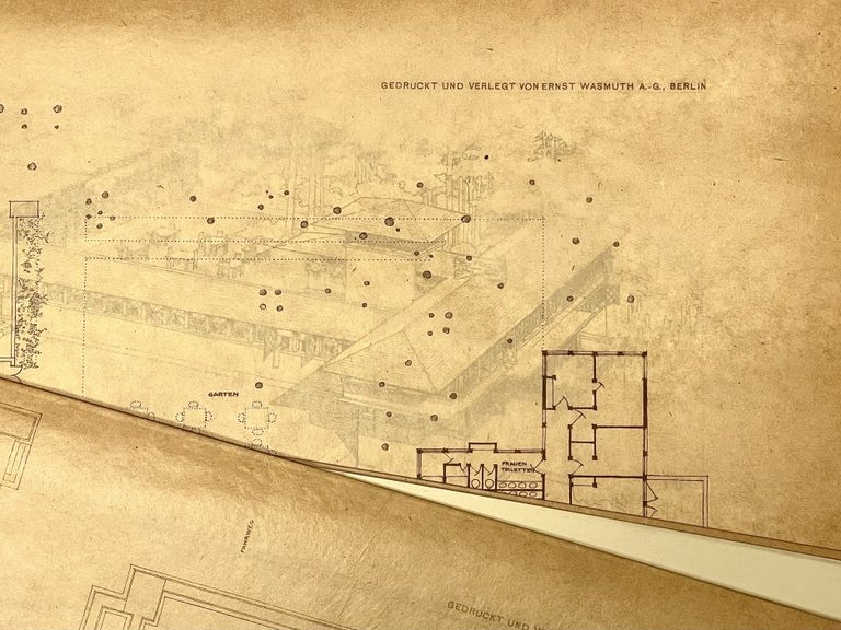Item #2497 Ausgeführte Bauten und Entwürfe von Frank Lloyd Wright (Completed Building and Designs of Frank Lloyd Wright) [The Wasmuth Portfolio]. FRANK LLOYD WRIGHT.