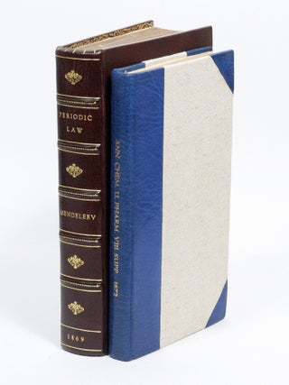 Item #2505 Ueber die Beziehungen der Eigenschaften zu den Atomgewichten der Elemente (“On the...