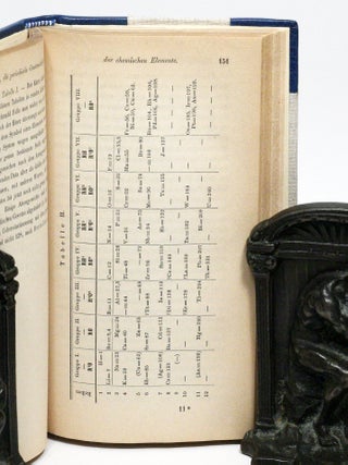 Ueber die Beziehungen der Eigenschaften zu den Atomgewichten der Elemente (“On the Relationship Between the Properties and Atomic Weights of the Elements”), IN Zeitschrift für Chemie (1869); WITH: Die Periodische Gesetzmässigkeit der Chemischen Elemente (“The Periodic Law of the Chemical Elements”), IN Annalen der Chemie und Pharmacie (1871)
