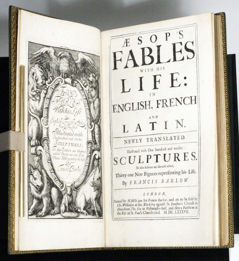 Item #2536 Æsop’s Fables with His Life (1687). AESOP, FRANCIS BARLOW.