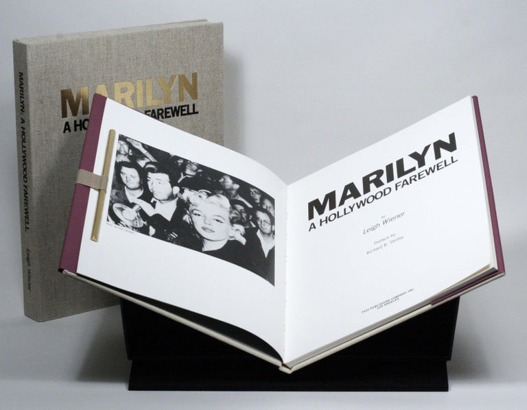 Item #2537 Marilyn: A Hollywood Farewell. LEIGH WIENER, MARILYN MONROE.