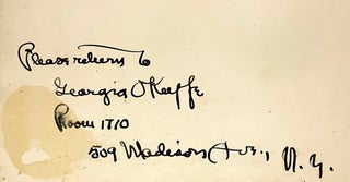 Photograph of Georgia O’Keeffe by Alfred Steiglitz (1918)