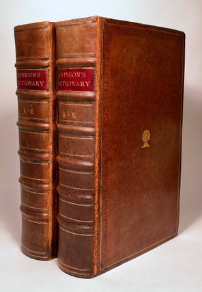 Item #2550 A Dictionary of the English Language. SAMUEL JOHNSON