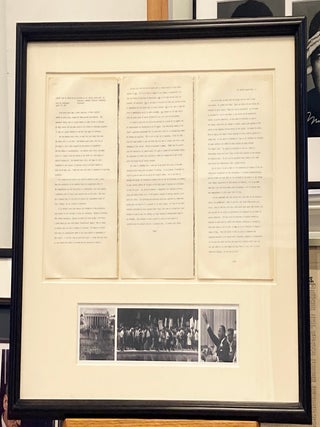 “I Have a Dream Speech”: Address to the Civil Rights March on Washington, 28 August 1963. Delivered on the steps at the Lincoln Memorial in Washington, D.C.