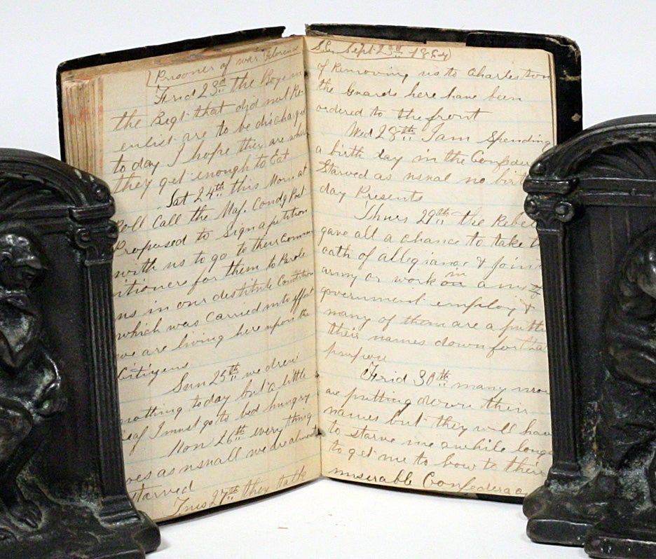 Civil War Union Soldier Manuscript Diary From Andersonville Prison civil-war-union-soldier-manuscript-diary-from-andersonville-prison
