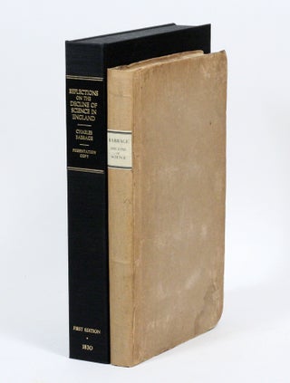 Item #2607 Reflections on the Decline of Science in England, and on Some of its Causes. CHARLES...