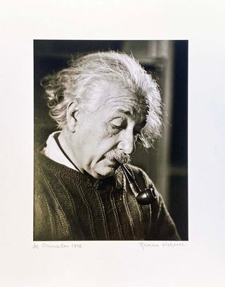 Item #2611 Einstein at Work [Suite of Seven Photographs]. ALBERT EINSTEIN, ROMAN VISHNIAC
