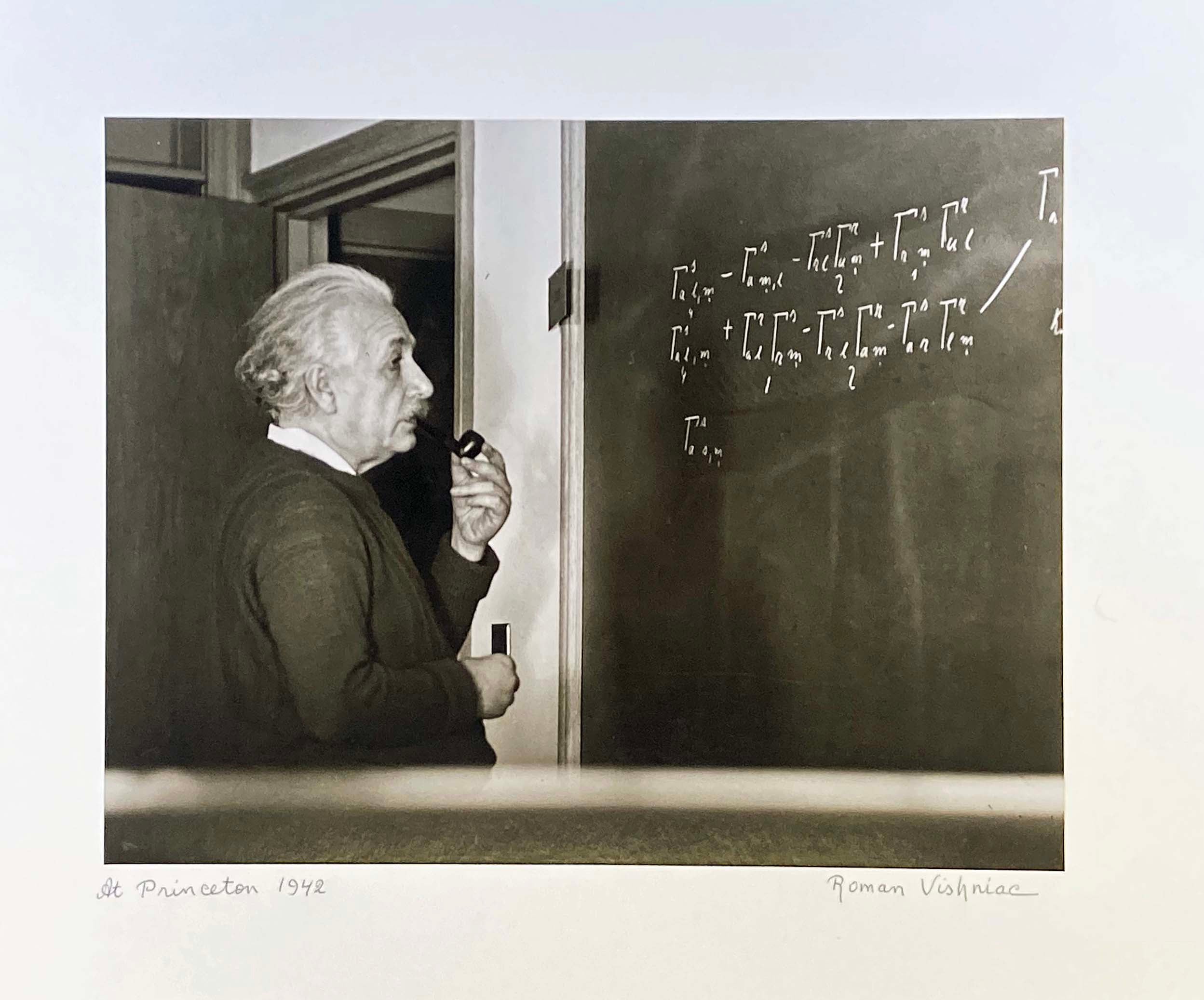 Einstein at Work Suite of Seven Photographs | ALBERT EINSTEIN, ROMAN ...
