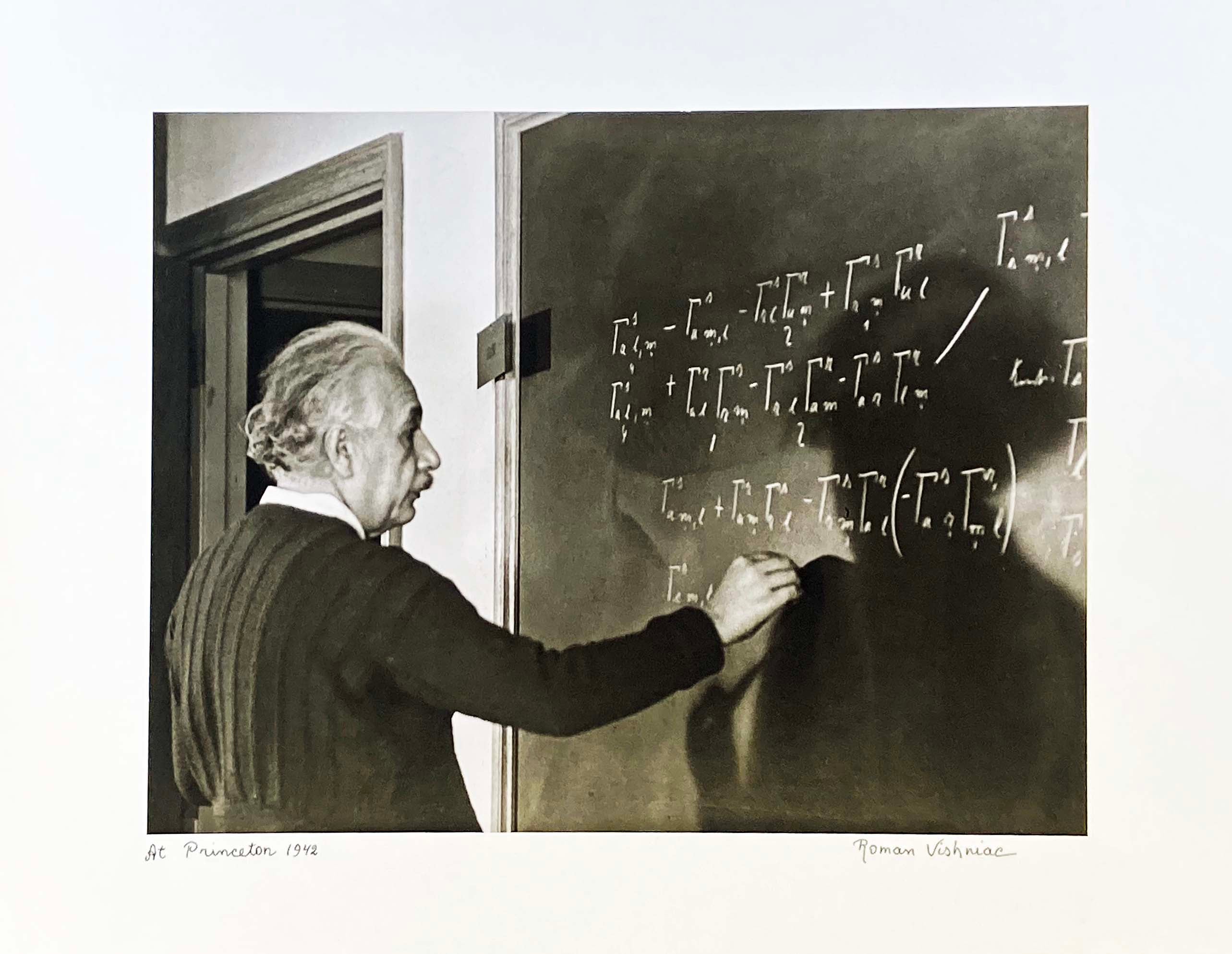 Einstein at Work Suite of Seven Photographs | ALBERT EINSTEIN, ROMAN ...