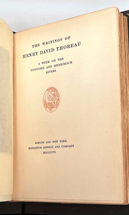 The Writings of Henry David Thoreau
