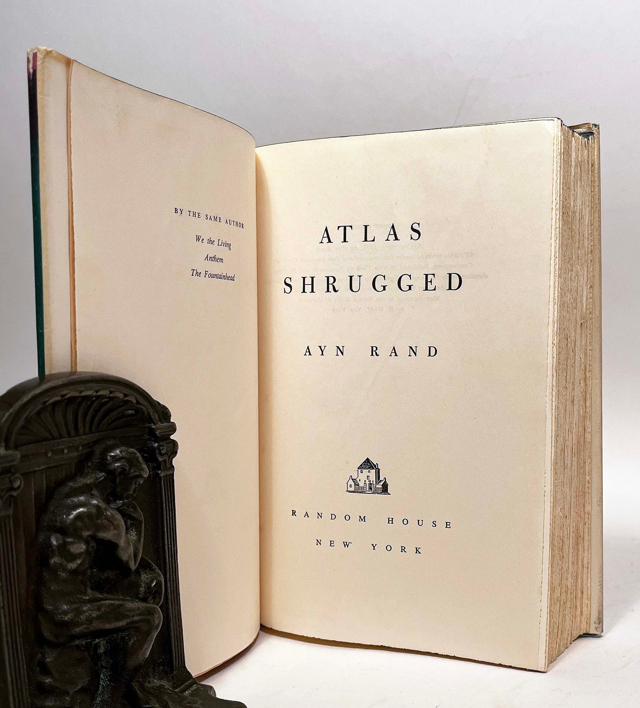 Atlas Shrugged | AYN RAND | First edition