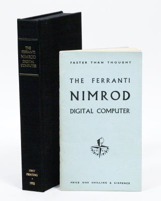 Item #2640 Faster than Thought. The Ferranti Nimrod Digital Computer. FERRANTI, NIMROD, COMPUTER...
