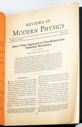 Space-Time Approach to Non-Relativistic Quantum Mechanics