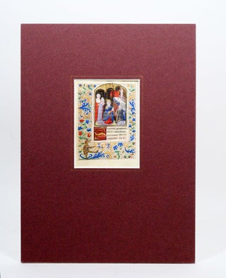 Illuminated Manuscript Miniature depicting the Mass of St. Gregory