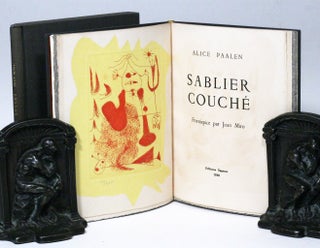 Item #2693 Sablier Couché (The Reclining Hourglass). ALICE PAALEN, JOAN MIRÓ, MARCEL...