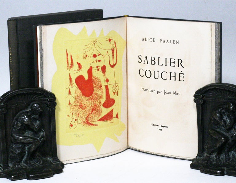 Item #2693 Sablier Couché (The Reclining Hourglass). ALICE PAALEN, JOAN MIRÓ, MARCEL DUCHAMP, MONIQUE MATHIEU.