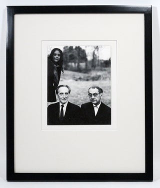 Photograph of Marcel Duchamp, Man Ray, and Laurie Savage