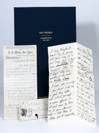 Item #2714 Autograph Letter Draft to Alfred Pratt. WITH: Alfred Pratt’s autograph letter to...