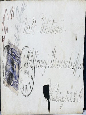 Autograph Letter Draft to Alfred Pratt. WITH: Alfred Pratt’s autograph letter to Whitman