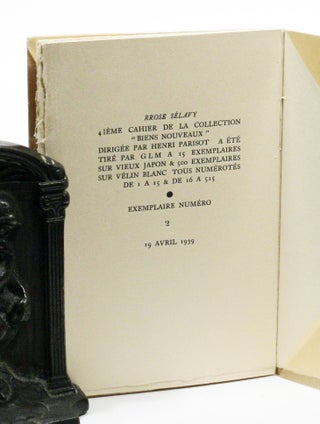 “Biens Nouveaux”: Rrose Sélavy; La Canne du Destin (The Cane of Destiny); Le Chasseur Gracchus (The Gracchus Hunter); Sondue (Sounded)