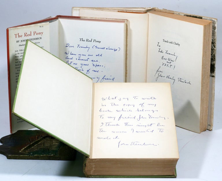 Archive Including Autograph Letters Signed; East of Eden; The Red Pony; Travels with Charley; et al. JOHN STEINBECK.