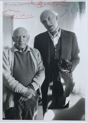 Item #2784 Photograph: Self-portrait with Picasso, 1965. PABLO PICASSO, CECIL BEATON