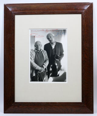 Photograph: Self-portrait with Picasso, 1965