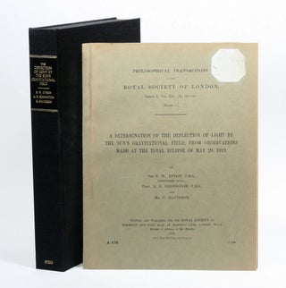 Item #2838 A Determination of the Deflection of Light by the Sun’s Gravitational Field, from...