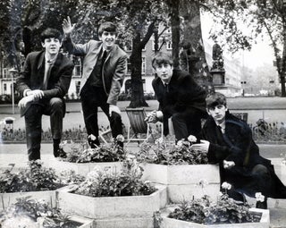 Item #2916 Photograph Signed. Paul McCartney THE BEATLES: John Lennon, Ringo Starr, George Harrison