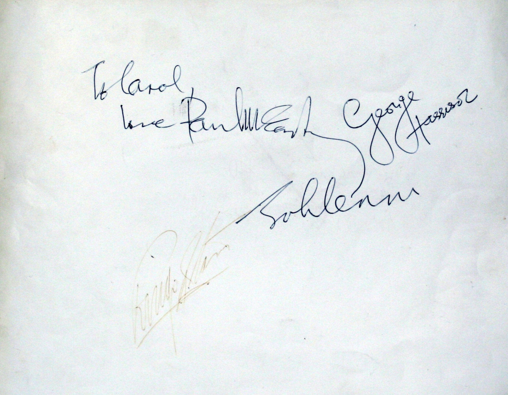 Photograph Signed | Paul McCartney THE BEATLES: John Lennon, Ringo 