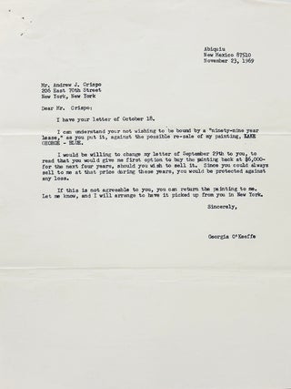 Typed Letters Signed