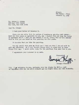 Typed Letters Signed