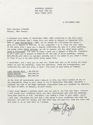 Typed Letters Signed