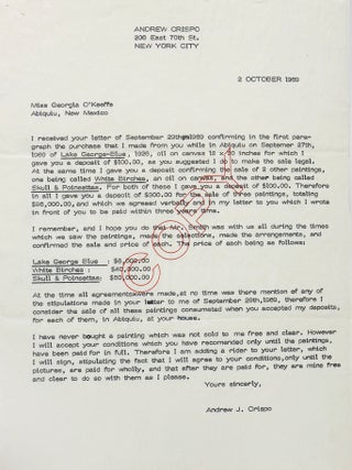 Typed Letters Signed