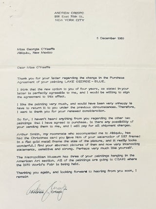 Typed Letters Signed