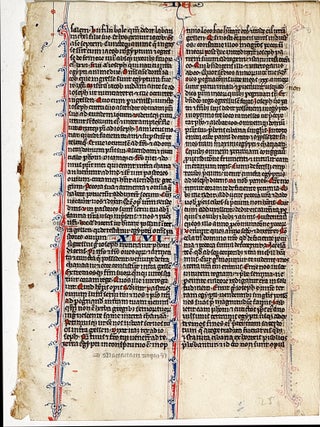 Illuminated Manuscript Leaf From Genesis: Joseph&rsquo;s Story (c. 1250)