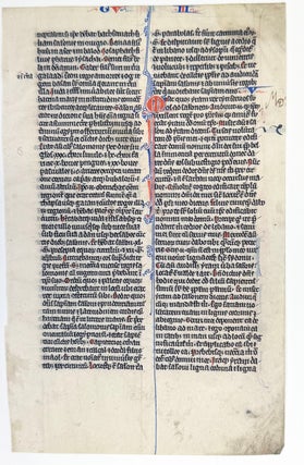Illuminated Manuscript Leaf: Book of Solomon (c. 1260)