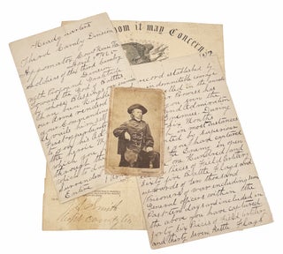 Item #3000 Manuscript of Congratulatory Order to the Third Cavalry Division; Custer's Carte De...