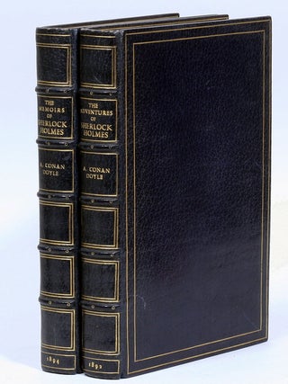 Item #3007 The Adventures of Sherlock Holmes. WITH: The Memoirs of Sherlock Holmes. ARTHUR CONAN...