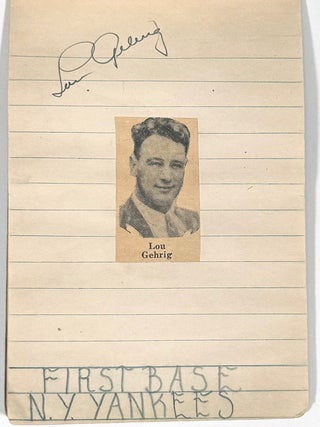 Autographs of Baseball Players, Yankee Stadium 1931