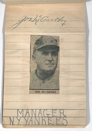 Autographs of Baseball Players, Yankee Stadium 1931